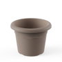 Plastiken Maceta ronde couleur taupe 26 cm en plastique