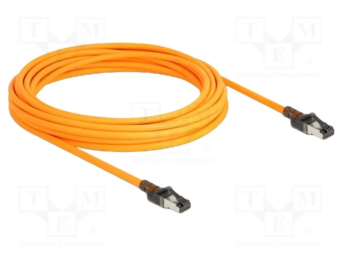 DELOCK Câble Ethernet Cat 6a S/FTP RJ45 vers USB C 7,5m Orange DELOCK Câble Ethernet Cat 6a S/FTP RJ45 vers USB C 7,5m Orange