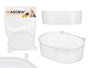 Mascow Baignoire Accessoire Cage Transparente en Plastique PC (Set de 24)