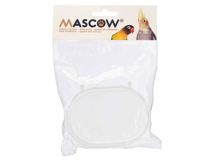 Mascow Baignoire Accessoire Cage Transparente en Plastique PC (Set de 24)