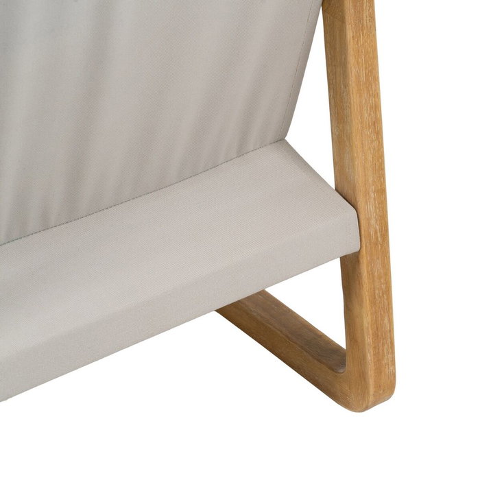 BigBuy Home Fauteuil Beige Naturel en Bois d'hévéa et Frêne BigBuy Home Fauteuil Beige Naturel en Bois d'hévéa et Frêne