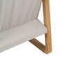 BigBuy Home Fauteuil Beige Naturel en Bois d'hévéa et Frêne