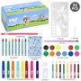 Cerdá - Set de Papeterie Coloriable Bluey - Maletin - 26 x 10 x 13 cm - Age 3 ans