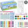 Cerdá - Set de Papeterie Coloriable Bluey - Maletin - 26 x 10 x 13 cm - Age 3 ans