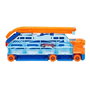 Mattel Camion Piste Transporte Voiture Hot Wheels City Speed Drop Transport HDY92 - Camion Transformable en Piste de Chute Libre de 60 cm - Inclus 1 Voiture