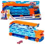 Mattel Camion Piste Transporte Voiture Hot Wheels City Speed Drop Transport HDY92 - Camion Transformable en Piste de Chute Libre de 60 cm - Inclus 1 Voiture