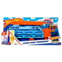 Mattel Camion Piste Transporte Voiture Hot Wheels City Speed Drop Transport HDY92 - Camion Transformable en Piste de Chute Libre de 60 cm - Inclus 1 Voiture