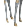 BigBuy Home Figurine Décorative Girafe Gris Doré 27 x 12 x 100 cm