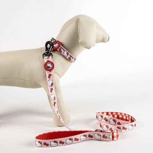 Cerdá - Correa para perros m hello kitty - Laisse pour chien Hello Kitty Taille M Couleur Rouge