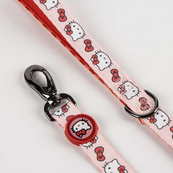 Cerdá - Correa para perros m hello kitty - Laisse pour chien Hello Kitty Taille M Couleur Rouge