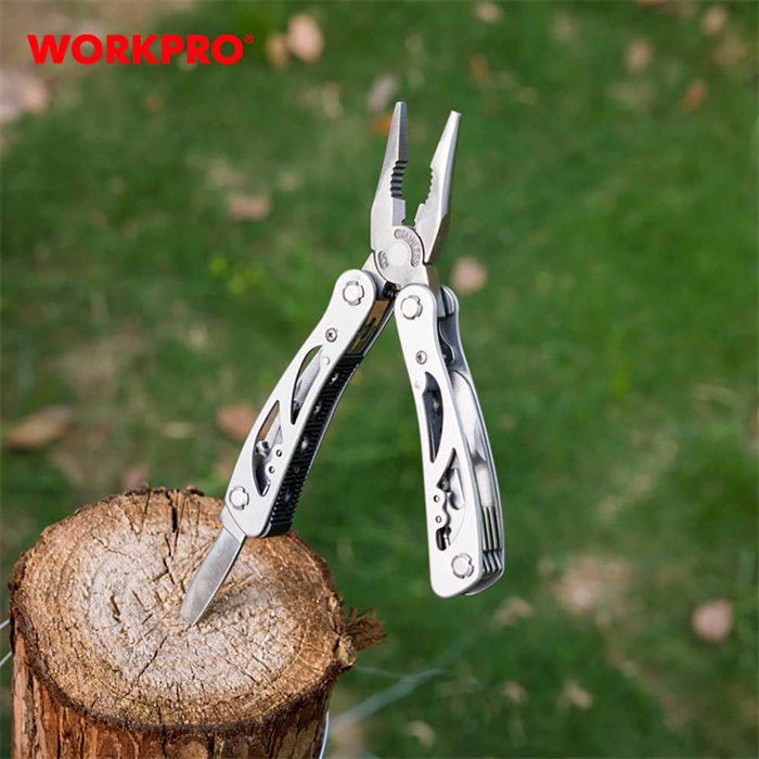 Workpro Multi-outil 12 en 1 en acier inoxydable