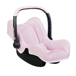 Smoby - Maxi Cosi Rosa - Siège auto pour poupées jusqu'à 42 cm - En plastique - Langue du produit : espagnol et portugais - Convient à partir de 36 mois