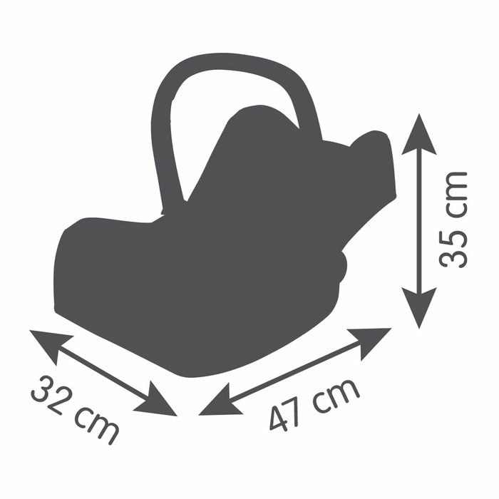 Smoby Siège Auto Maxi-Cosi Rose pour Poupées jusqu'à 42 cm Smoby Siège Auto Maxi-Cosi Rose pour Poupées jusqu'à 42 cm