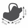 Smoby Siège Auto Maxi-Cosi Rose pour Poupées jusqu'à 42 cm