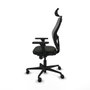 Piqueras y Crespo Chaise de Bureau Jorquera 3D036N2 Noir