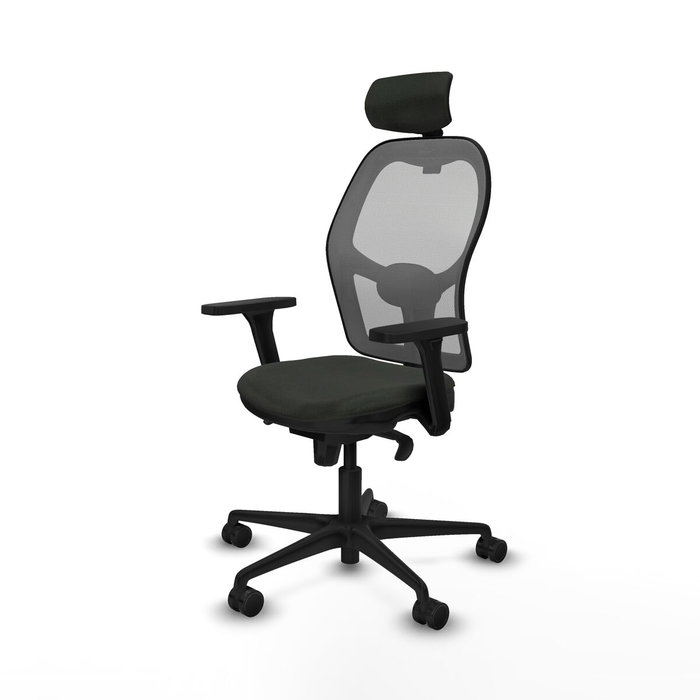 Piqueras y Crespo Chaise de Bureau Jorquera 3D036N2 Noir