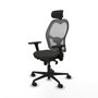 Piqueras y Crespo Chaise de Bureau Jorquera 3D036N2 Noir