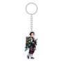 Sakami Merchandise Porte-clés Tanjiro Holographic Demon Slayer: Kimetsu no Yaiba 8 cm
