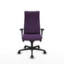 Piqueras Y Crespo Sillón Albacete, mécanisme Sincro, tissu Morado