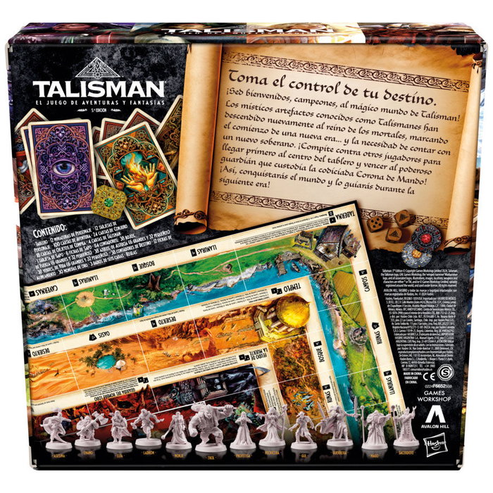 Hasbro Talisman : Le Jeu d'Aventures et de Fantaisie (5ème Édition) Spanish Edition de 2 à 6 joueurs