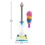 Fisher-Price JMM33 - Aspirateur d'éveil premier âge avec sons, lumières et plumeau détachable coloré pour enfant