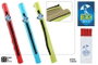 Color Baby - Tapis de plage PVC 175x75 cm avec housse de transport - Modèles assortis (Jaune, Bleu, Rouge)