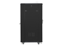 Lanberg Armario Rack 19 Pouces 27U 600x800 mm Noir, Baie Informatique avec Porte Vitrée