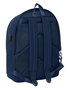 Safta Mochila Sac à dos double pour ordinateur portable 15,6" avec USB Real Madrid fille marine 31 x 44 x 18 cm