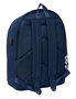 Safta Mochila Sac à dos double pour ordinateur portable 15,6" avec USB Real Madrid fille marine 31 x 44 x 18 cm