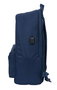 Safta Mochila Sac à dos double pour ordinateur portable 15,6" avec USB Real Madrid fille marine 31 x 44 x 18 cm