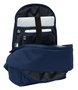 Safta Mochila Sac à dos double pour ordinateur portable 15,6" avec USB Real Madrid fille marine 31 x 44 x 18 cm