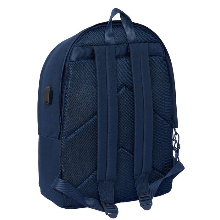 Safta Sacoche pour Ordinateur Portable Real Madrid C.F. Bleu Marine 31x44x18 cm