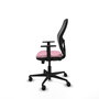 PIQUERAS Y CRESPO Chaise Jorquera Synchrone/Traslack Rose Maille Noir
