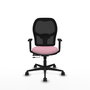 PIQUERAS Y CRESPO Chaise Jorquera Synchrone/Traslack Rose Maille Noir