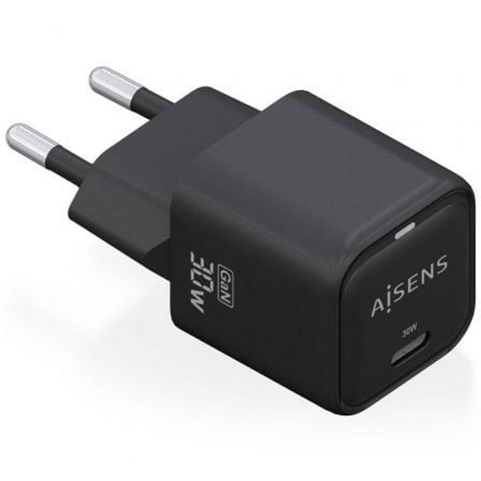 Chargeur mural Aisens ASCH-30W1P019-BK Noir Multicouleur 33 W