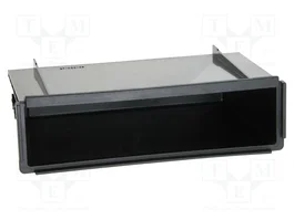ACV Cassette de radio universelle noire pour cadres 2 DIN