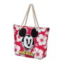 Karactermania Sac de plage Mickey Hawaii Disney, compartiment zippé, deux anses, 37x52x17 cm