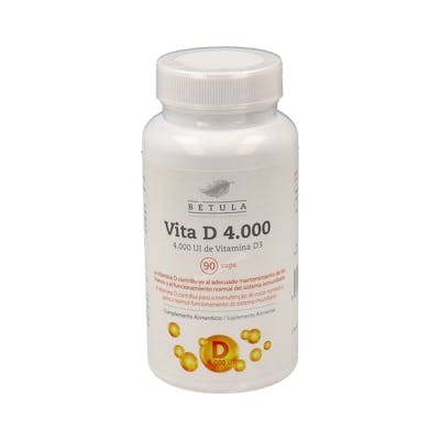 BETULA Vitamine D 4000 90 capsules BETULA Vitamine D 4000 90 capsules