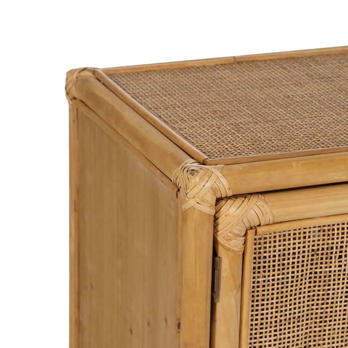 Meuble d'Appoint Naturel Rotin 97,5 x 40 x 65 cm
