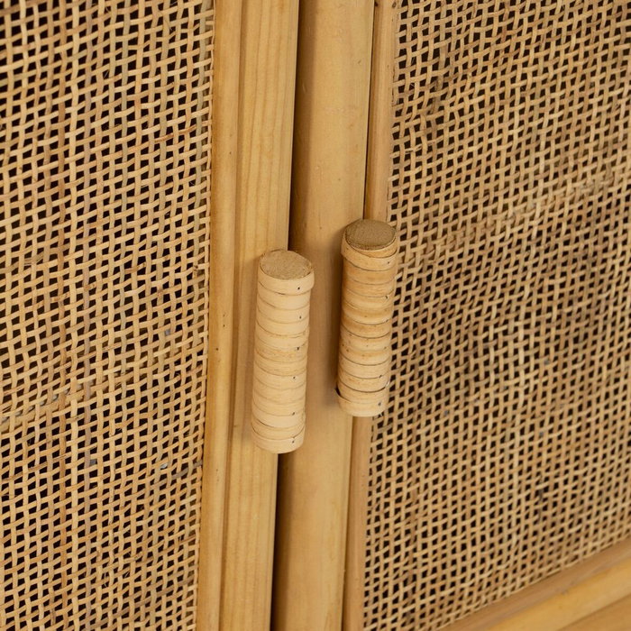 Meuble d'Appoint Naturel Rotin 97,5 x 40 x 65 cm