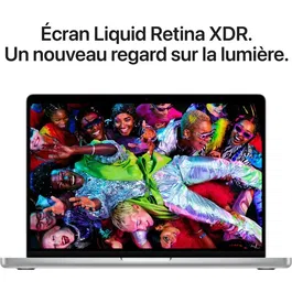 Apple MacBook Pro 14" M5 - 16 Go RAM, 1 To SSD, CPU 10 cœurs, GPU 10 cœurs - Argent