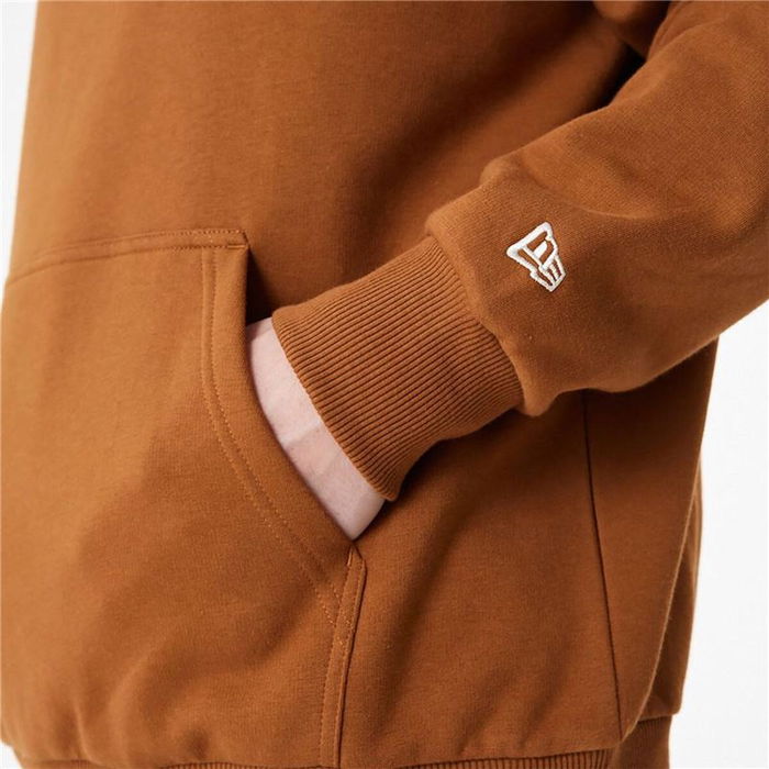 Sweat à capuche homme New Era League Essentials Ocre