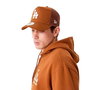 Sweat à capuche homme New Era League Essentials Ocre