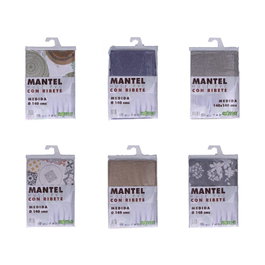 Exma Nappe ronde en vinyle bordée Ø 140 cm modèles variés