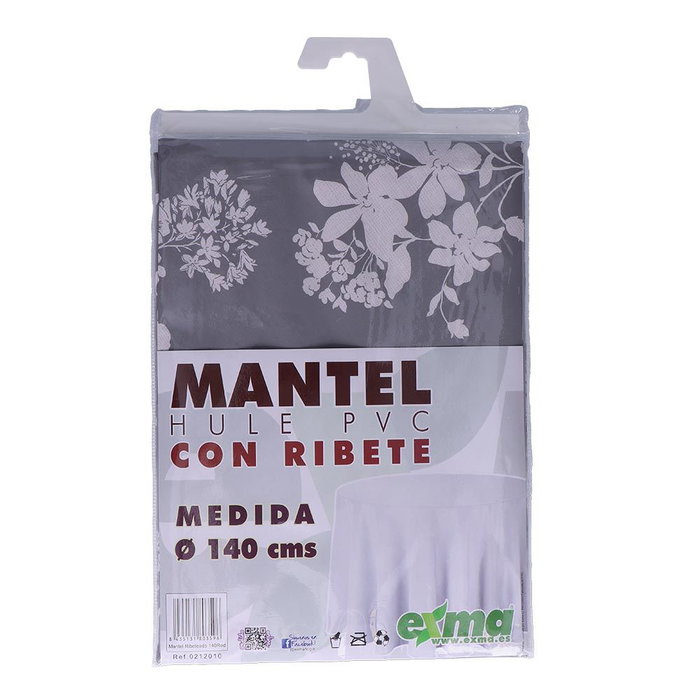 Exma Nappe en caoutchouc bordée ronde Ø 140 cm modèles variés