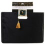 Home Deco Factory Revistero Pliable en Velours Noir
