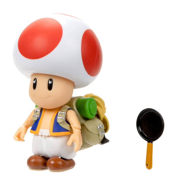 JAKKS PACIFIC - Figure Toad Super Mario Bros - 13 cm - Figurine de Collection