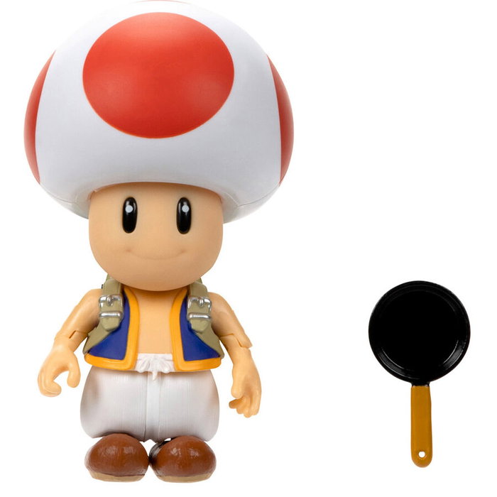 JAKKS PACIFIC - Figure Toad Super Mario Bros - 13 cm - Figurine de Collection