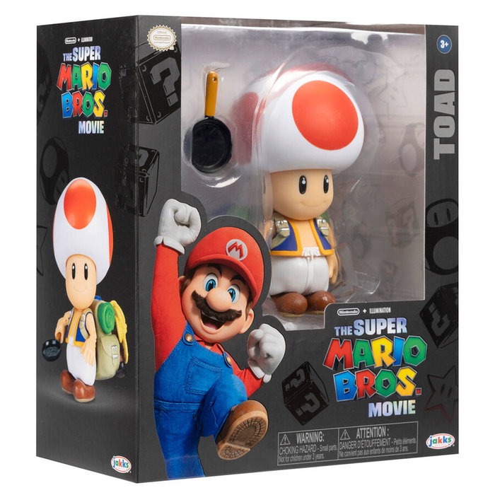 JAKKS PACIFIC - Figure Toad Super Mario Bros - 13 cm - Figurine de Collection