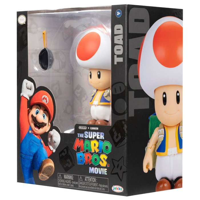 JAKKS PACIFIC - Figure Toad Super Mario Bros - 13 cm - Figurine de Collection